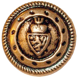 Coat-of-Arms Brass 5/8-in