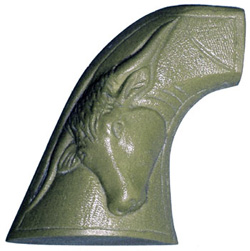 grey steer head