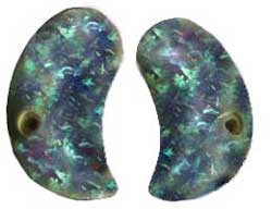 Davis Derringer in blue/green opal