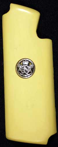 Royal crest, silver