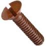 Screw, 4-40 brass flat, 5/8-in