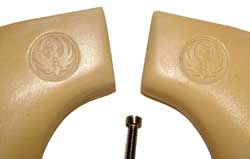 Ruger logo molded into grips