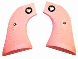 Ruger Vaquero Fancy in Light Pink with Silver Hearts