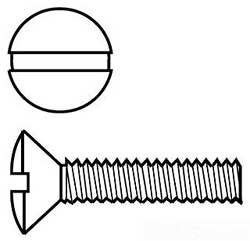 6-32 oval head
