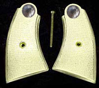 Checkered M10 Grips w/Mercury Dimes