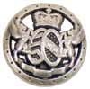 Royal Crest 5/8-in, carved silver