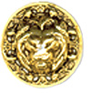 Brass Lion Head 5/8-inch