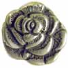 Antique Silver Rose, 3/4-in