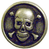Skull and Bones 3/4-inch medallion