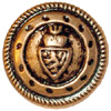 Coat-of-Arms Brass 5/8-in