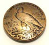 $2.50 coin medallion 3/4-in